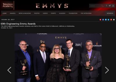 Academy of Television Arts & Sciences: 69th Engineering Emmy Awards