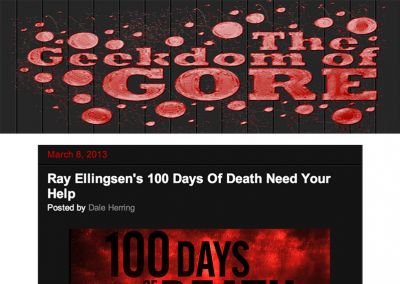 The Geekdom of Gore: 100 Days of Death Campaign