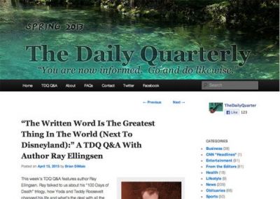 The Daily Quarterly: The Written Word is the Greatest Thing in the World